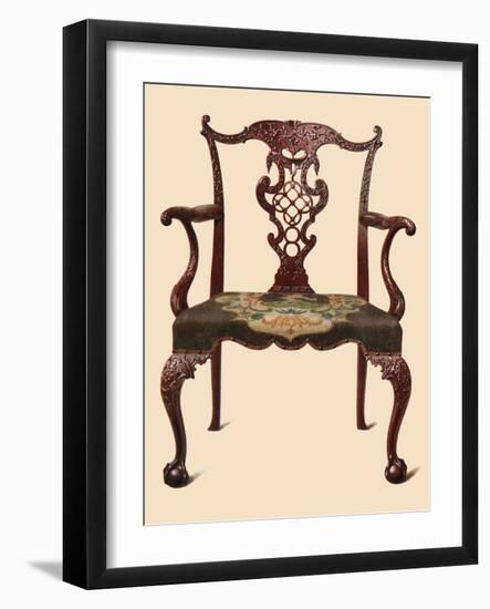 Mahogany chair, 1906-Shirley Slocombe-Framed Giclee Print