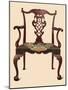 Mahogany chair, 1906-Shirley Slocombe-Mounted Giclee Print