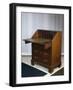 Mahogany Chippendale Style Slant Top Desk, Leaf Open, United Kingdom, Mid-18th Century-null-Framed Giclee Print