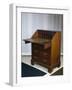 Mahogany Chippendale Style Slant Top Desk, Leaf Open, United Kingdom, Mid-18th Century-null-Framed Giclee Print