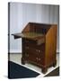 Mahogany Chippendale Style Slant Top Desk, Leaf Open, United Kingdom, Mid-18th Century-null-Stretched Canvas