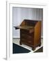 Mahogany Chippendale Style Slant Top Desk, Leaf Open, United Kingdom, Mid-18th Century-null-Framed Giclee Print