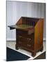 Mahogany Chippendale Style Slant Top Desk, Leaf Open, United Kingdom, Mid-18th Century-null-Mounted Giclee Print