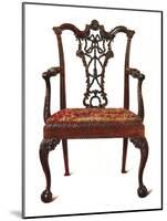 Mahogany ribbon back chair, 1906-Shirley Slocombe-Mounted Giclee Print