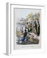 Mahomet Ali Arriving in Constantinople, C1847-Jean Adolphe Beauce-Framed Giclee Print