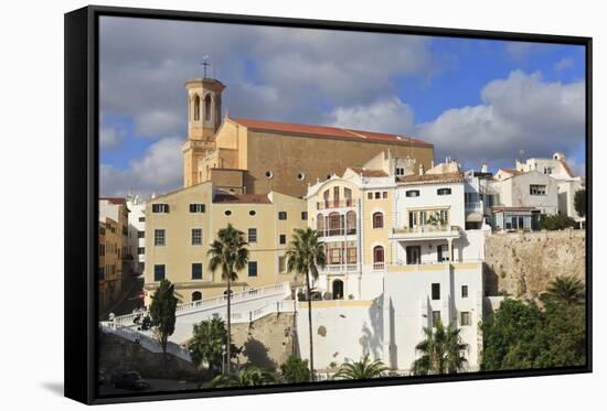 Mahon (Mao), Menorca, Balearic Islands, Spain, Mediterranean, Europe-Eleanor Scriven-Framed Stretched Canvas