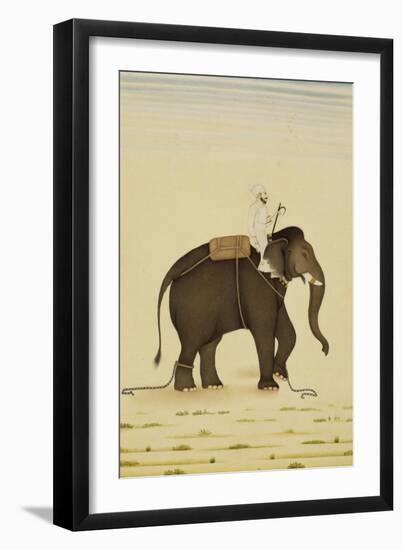 Mahout on an Elephant-null-Framed Art Print