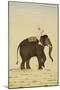 Mahout on an Elephant-null-Mounted Art Print