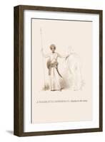 Mahratta Horseman-Baron De Montalemert-Framed Art Print