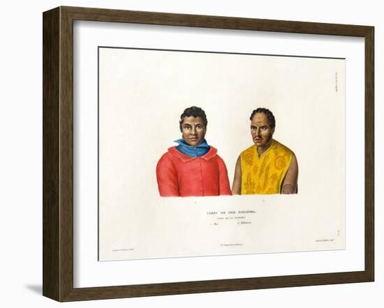 Mai and Téffaanora-Ambroise Tardieu-Framed Giclee Print