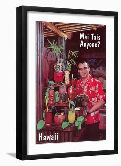 Mai Tais Anyone? Tiki Cocktails-null-Framed Art Print