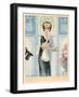 Maid Admitting Visitor-Maurice Milliere-Framed Art Print