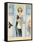 Maid Admitting Visitor-Maurice Milliere-Framed Stretched Canvas