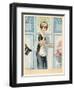 Maid Admitting Visitor-Maurice Milliere-Framed Art Print