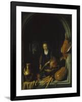 Maid Cleaning Carrots-Gerrit Dou-Framed Giclee Print