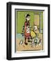 Maid Drops Tray-John Hassall-Framed Art Print