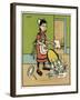 Maid Drops Tray-John Hassall-Framed Art Print