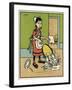 Maid Drops Tray-John Hassall-Framed Art Print