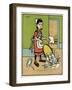 Maid Drops Tray-John Hassall-Framed Art Print