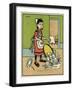 Maid Drops Tray-John Hassall-Framed Art Print