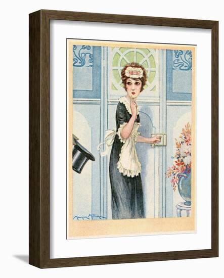 Maid, Milliere-Maurice Milliere-Framed Art Print