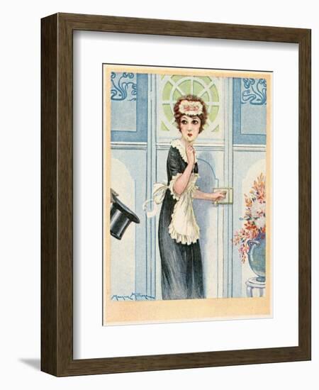 Maid, Milliere-Maurice Milliere-Framed Art Print