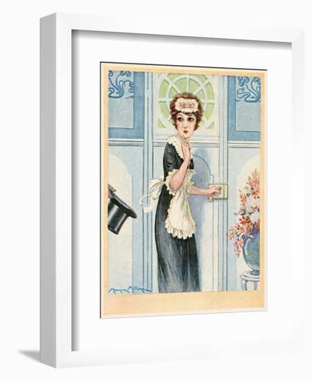 Maid, Milliere-Maurice Milliere-Framed Art Print