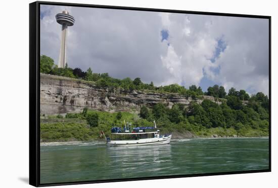 Maid of the Mist Sightseeing Boat, Niagara Falls, Ontario, Canada-Cindy Miller Hopkins-Framed Stretched Canvas