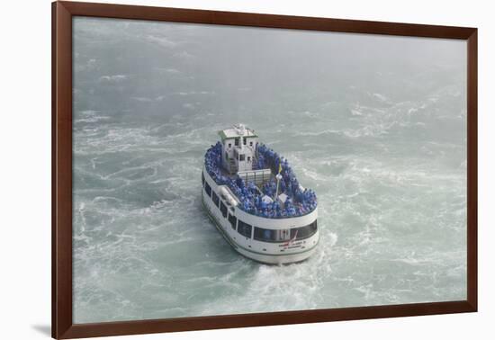 Maid of the Mist Sightseeing Boat, Niagara Falls, Ontario, Canada-Cindy Miller Hopkins-Framed Photographic Print