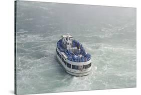 Maid of the Mist Sightseeing Boat, Niagara Falls, Ontario, Canada-Cindy Miller Hopkins-Stretched Canvas