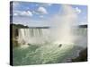 Maid of the Mist Tour Boat under the Horseshoe Falls Waterfall at Niagara Falls, Ontario, Canada-Neale Clarke-Stretched Canvas