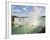 Maid of the Mist Tour Boat under the Horseshoe Falls Waterfall at Niagara Falls, Ontario, Canada-Neale Clarke-Framed Photographic Print