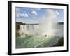 Maid of the Mist Tour Boat under the Horseshoe Falls Waterfall at Niagara Falls, Ontario, Canada-Neale Clarke-Framed Photographic Print