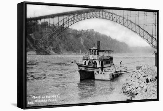 Maid of the Mist, Tourist Boat, Niagara Falls, Usa/Canada, C1930S-Marjorie Bullock-Framed Stretched Canvas