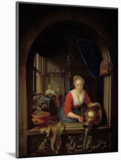 Maid Servant at a Window-Gerrit or Gerard Dou-Mounted Giclee Print