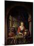 Maid Servant at a Window-Gerrit or Gerard Dou-Mounted Giclee Print