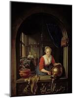 Maid Servant at a Window-Gerrit or Gerard Dou-Mounted Giclee Print