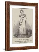 Maid Servant-George Cruikshank-Framed Giclee Print