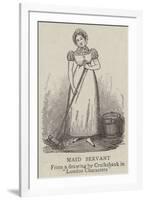 Maid Servant-George Cruikshank-Framed Giclee Print