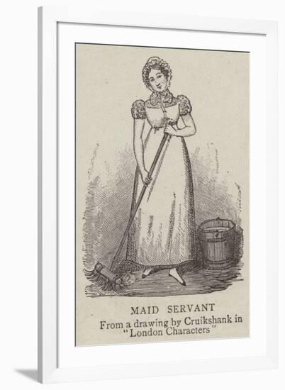 Maid Servant-George Cruikshank-Framed Giclee Print