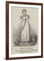 Maid Servant-George Cruikshank-Framed Giclee Print