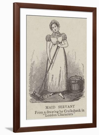 Maid Servant-George Cruikshank-Framed Giclee Print