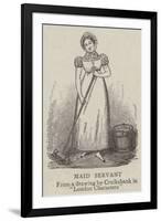 Maid Servant-George Cruikshank-Framed Giclee Print