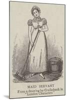 Maid Servant-George Cruikshank-Mounted Giclee Print