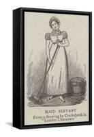 Maid Servant-George Cruikshank-Framed Stretched Canvas