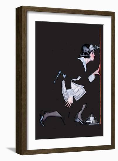 Maid to Spy-C. Coles Phillips-Framed Art Print