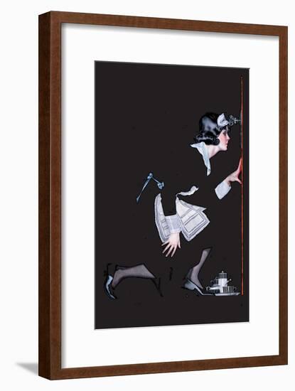 Maid to Spy-C. Coles Phillips-Framed Art Print