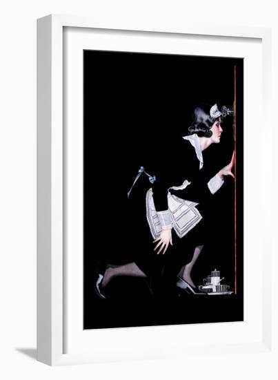 Maid to Spy-C. Coles Phillips-Framed Art Print