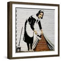 Maid-Banksy-Framed Giclee Print