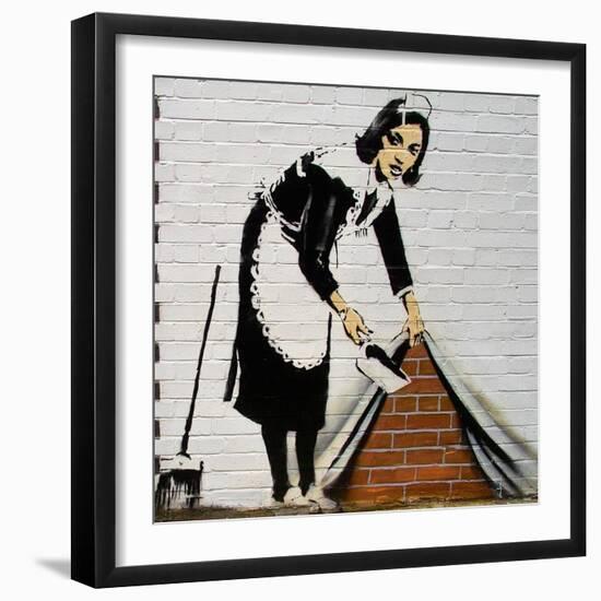 Maid-Banksy-Framed Giclee Print